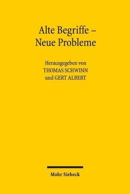 Book cover for Alte Begriffe - Neue Probleme