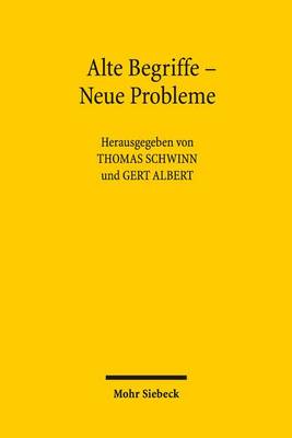 Cover of Alte Begriffe - Neue Probleme