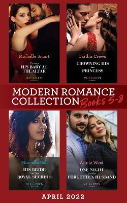 Book cover for Modern Romance April 2022 Books 5-8