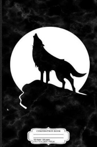 Cover of Howling Wolf Composition Notebook