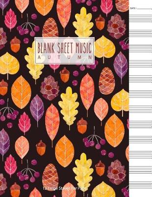 Book cover for Blank Sheet Music Autumn