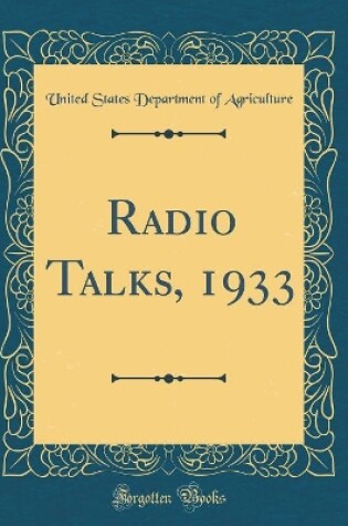 Cover of Radio Talks, 1933 (Classic Reprint)