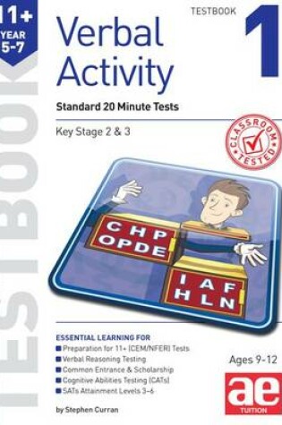 Cover of 11+ Verbal Activity Year 5-7 Testbook 1