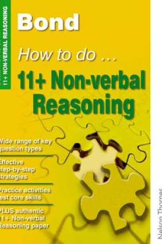 Cover of Bond How to Do 11+ Non-Verbal Reasoning