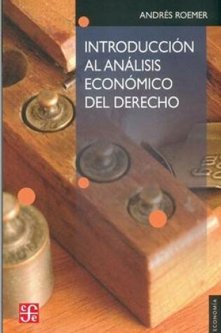 Cover of Introduccion Al Analisis Economico del Derecho