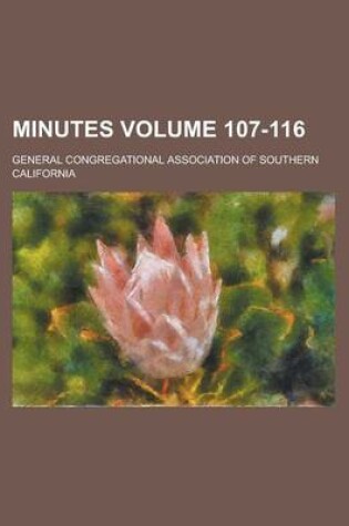 Cover of Minutes Volume 107-116