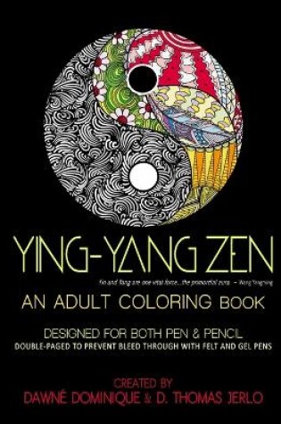 Cover of Yin-Yang Zen, Adult Coloring Book