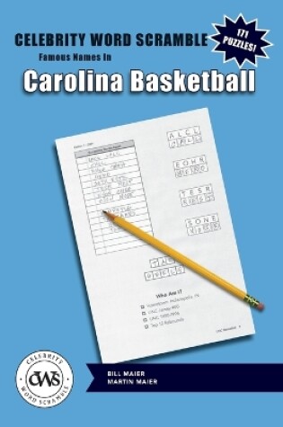 Cover of Celebrity Word Scramble Famous Names in Carolina Basketball