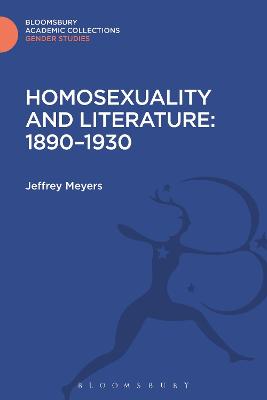 Book cover for Homosexuality and Literature: 1890-1930