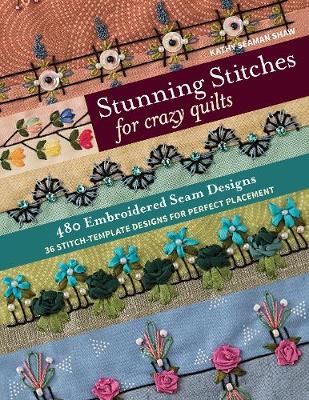 Book cover for Stunning Stitches for Crazy Quilts