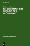 Book cover for Schleiermachers Theorie Der Frommigkeit