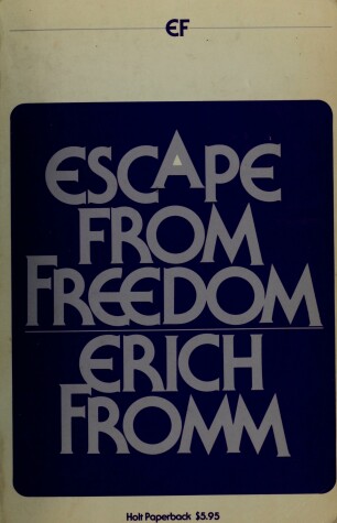 Book cover for Escape from Freedom