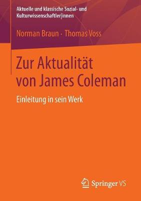 Cover of Zur Aktualitat Von James Coleman