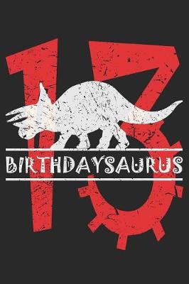 Book cover for Birthdaysaurus 13