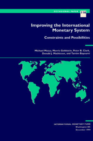 Cover of Improving the International Monetary System