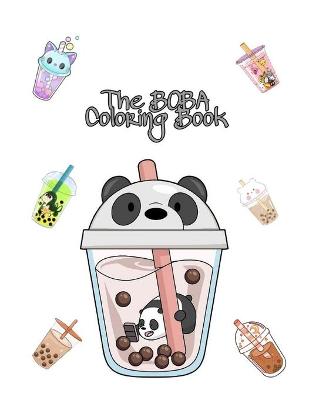 Book cover for The Boba Coloring Book