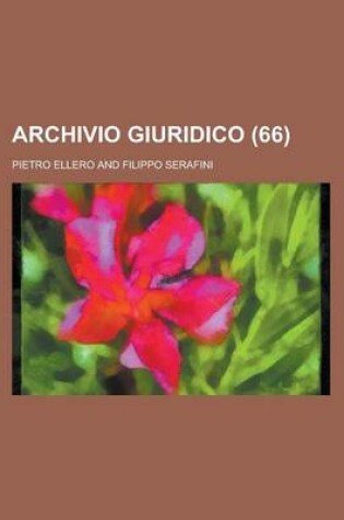 Cover of Archivio Giuridico (66)