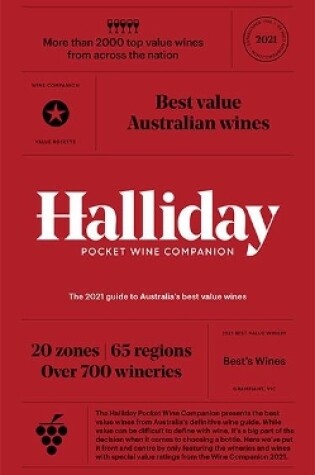 Cover of Halliday Pocket Wine Companion 2021