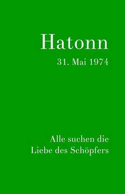 Book cover for Hatonn, 31. Mai 1974