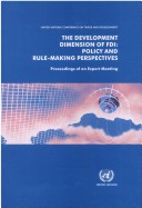 Book cover for The Development Dimension of FDI