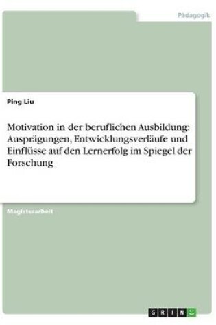 Cover of Motivation in der beruflichen Ausbildung