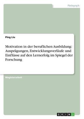Book cover for Motivation in der beruflichen Ausbildung