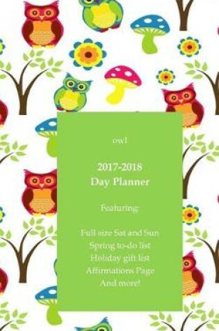 Cover of Owl 2017-2018 Day Planner