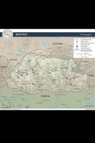 Cover of Physiography Map of the Nation, Bhutan