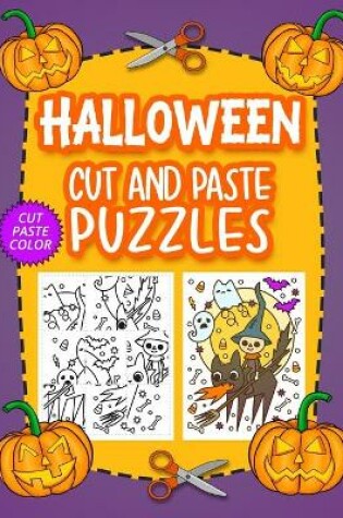 Cover of Halloween Cut And Paste Puzzles