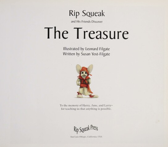 Book cover for Rip Squeak and His Friends Discover the Treasure