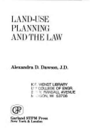 Cover of Land Use Plan and Law