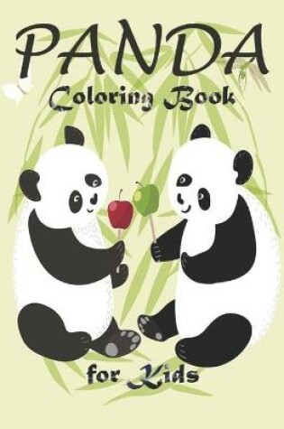 Cover of panda Coloring Book for Kids