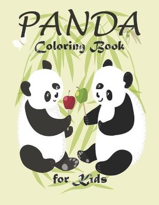 Book cover for panda Coloring Book for Kids