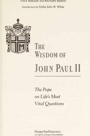 Cover of The Wisdom of John Paul II