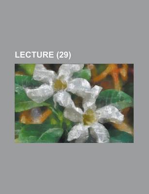 Book cover for Lecture (29)