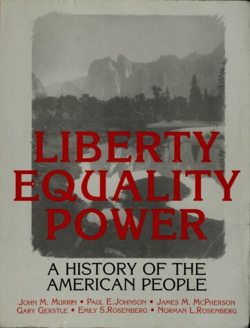 Book cover for Liberty, Equality, Power