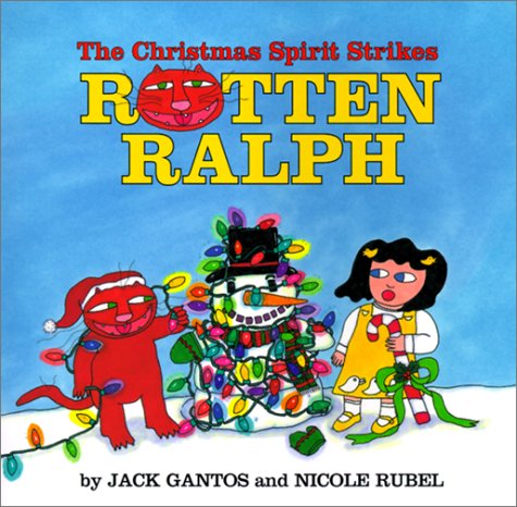 Book cover for The Christmas Spirit Strikes Rotten Ralph
