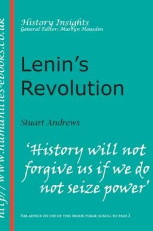 Cover of Lenin's Revolution