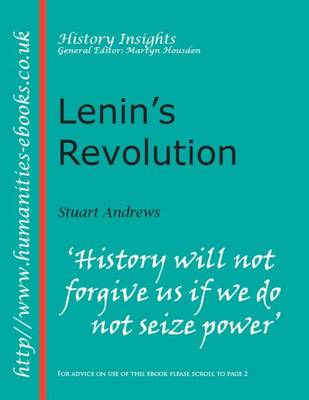 Book cover for Lenin's Revolution