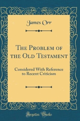 Cover of The Problem of the Old Testament