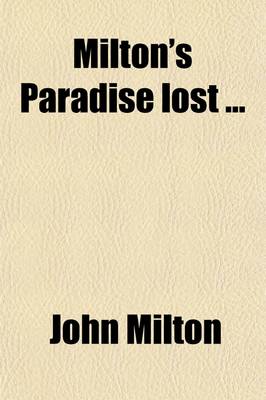 Book cover for Milton's Paradise Lost (Volume 1-2)