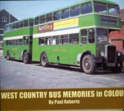 Book cover for West Country Bus Memories in Colour