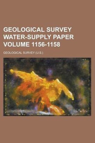 Cover of Geological Survey Water-Supply Paper Volume 1156-1158