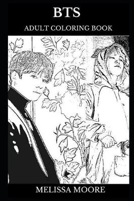 Cover of BTS Adult Coloring Book