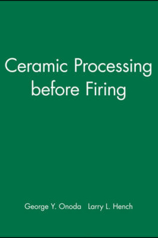 Cover of Ceramic Processing before Firing