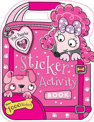 Book cover for Pink Puppies Sticker Activity Book