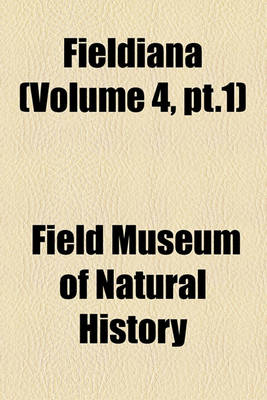 Book cover for Fieldiana (Volume 4, PT.1)