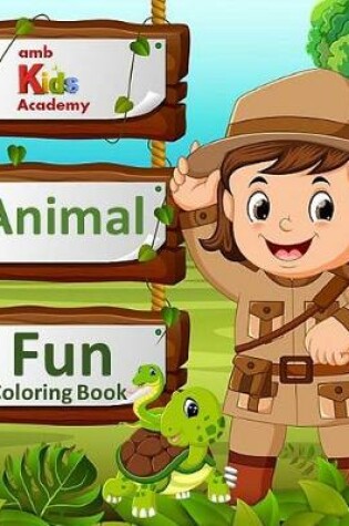 Cover of Ambkids Academy Animal Coloring Fun