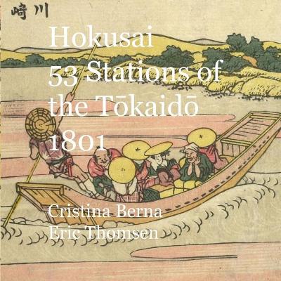 Book cover for Hokusai 53 Stations of the Tōkaidō 1801 square