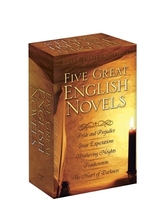 Book cover for Five Great English Novels Boxed Set